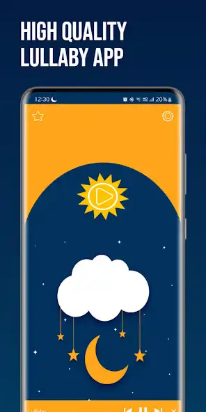 Play Lullaby app for babies - sleep as an online game Lullaby app for babies - sleep with UptoPlay