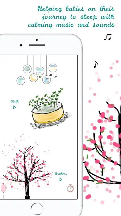 Play Lullaby Baby Sleep Sounds as an online game Lullaby Baby Sleep Sounds with UptoPlay