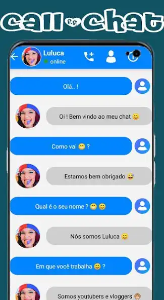 Play Luluca Call  Video Simulator as an online game Luluca Call  Video Simulator with UptoPlay