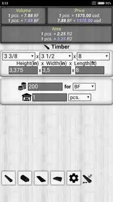 Play Lumber calculator Play Lumber calculator