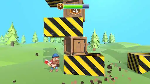 Play Lumberjack Challenge - Animals Rescue as an online game Lumberjack Challenge - Animals Rescue with UptoPlay