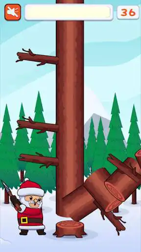 Play Lumberjack Santa Claus - Christmas Timberman Game  and enjoy Lumberjack Santa Claus - Christmas Timberman Game with UptoPlay