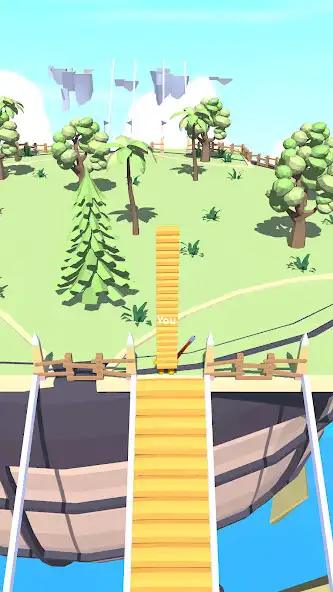 Play Lumber Race: Bridge Craft as an online game Lumber Race: Bridge Craft with UptoPlay