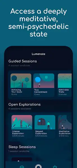 Play Lumenate: Meditation  Sleep as an online game Lumenate: Meditation  Sleep with UptoPlay