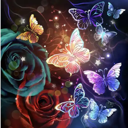 Play Luminous Butterfly Wallpapers APK