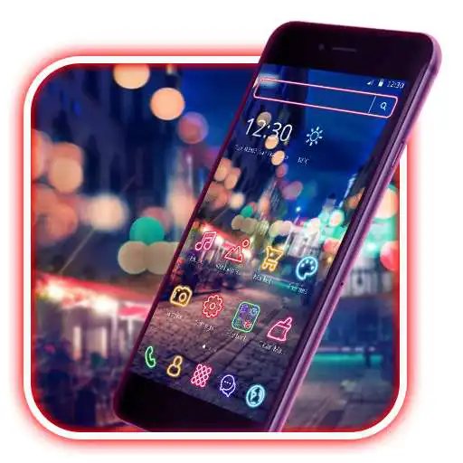 Free play online Luminous City Light Theme  APK
