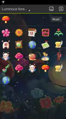 Play Luminous forest GO Theme Play Luminous forest GO Theme