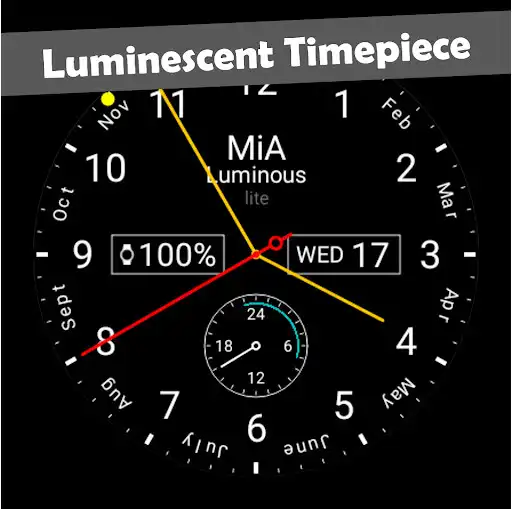 Play Luminous lite (watch face)  and enjoy Luminous lite (watch face) with UptoPlay