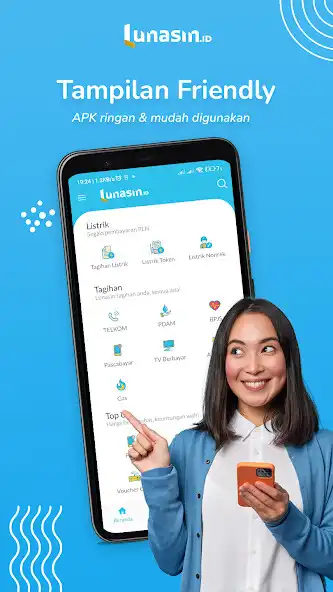 Play Lunasin - Pulsa,Listrik  PPOB as an online game Lunasin - Pulsa,Listrik  PPOB with UptoPlay