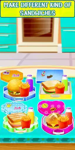 Play Lunchbox - School Cooking Game, Color by Number  and enjoy Lunchbox - School Cooking Game, Color by Number with UptoPlay