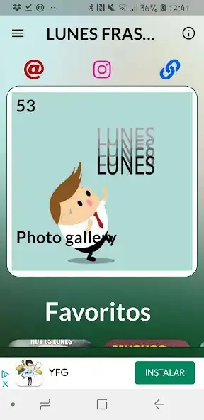 Play LUNES FRASES DIVERTIDAS  and enjoy LUNES FRASES DIVERTIDAS with UptoPlay