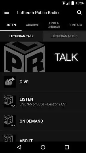 Play APK Lutheran Public Radio  and enjoy Lutheran Public Radio with UptoPlay com.subsplash.thechurchapp.s_Z954DD