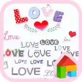 Free play online luv luv luv Dodol Theme APK