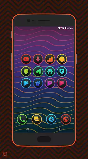 Play Lux Dark: gradient icons  and enjoy Lux Dark: gradient icons with UptoPlay