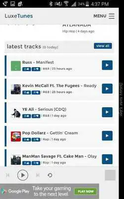 Play LuxeTunes Music App