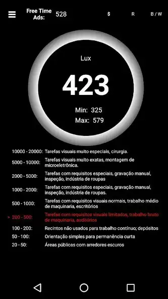 Play Luxímetro - Medir de Luz - Lux as an online game Luxímetro - Medir de Luz - Lux with UptoPlay