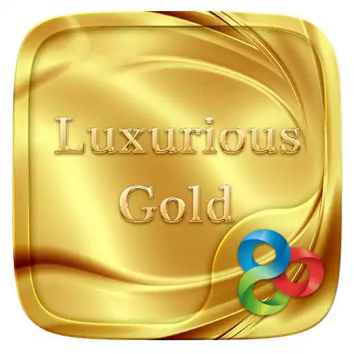 Run free android online Luxurious Gold Go Launcher Theme APK