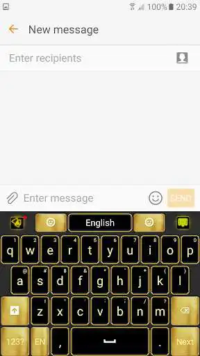Play Luxurious Gold Keyboard