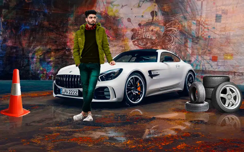 Play Luxury car photo editor frames as an online game Luxury car photo editor frames with UptoPlay