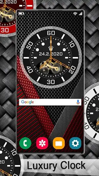 Play Luxury Clock Live Wallpaper as an online game Luxury Clock Live Wallpaper with UptoPlay