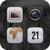 Free play online Luxury Dark Gloden Metal Icon Pack APK