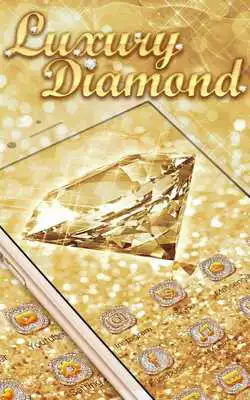Play Luxury Diamond Launcher: Gold Glitter Deluxe Theme Play Luxury Diamond Launcher: Gold Glitter Deluxe Theme