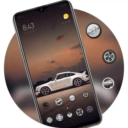 Play Luxury elegant white racing cool car theme APK