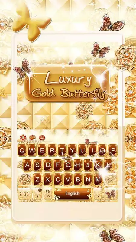 Play Luxury Gold Butterfly