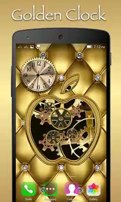 Play Luxury Golden Apple Clock