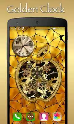 Play Luxury Golden Apple Clock
