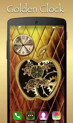 Play Luxury Golden Apple Clock