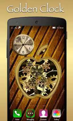 Play Luxury Golden Apple Clock