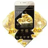 Free play online Luxury Golden Diamond Theme APK