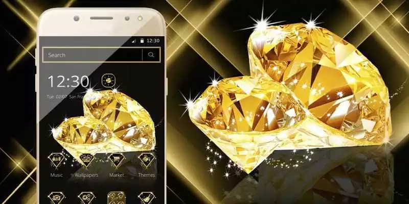 Play Luxury Golden Diamond Theme
