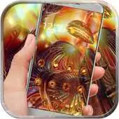 Free play online Luxury golden launcher icons APK