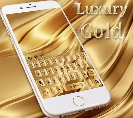 Play Luxury Gold Keyboard Theme