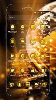 Play Luxury Gold Technology Theme Play Luxury Gold Technology Theme