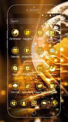 Play Luxury Gold Technology Theme Play Luxury Gold Technology Theme