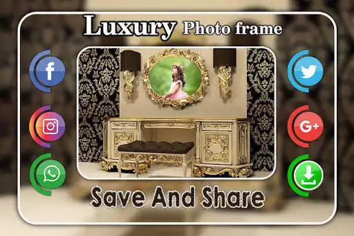 Play Luxury Photo Frame as an online game Luxury Photo Frame with UptoPlay