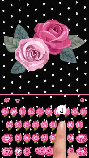 Play Luxury Pink Rose Keyboard Theme  and enjoy Luxury Pink Rose Keyboard Theme with UptoPlay