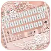 Free play online Luxury Rose Gold Keyboard Theme APK