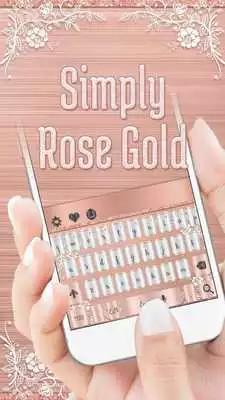 Play Luxury Rose Gold Keyboard Theme Play Luxury Rose Gold Keyboard Theme
