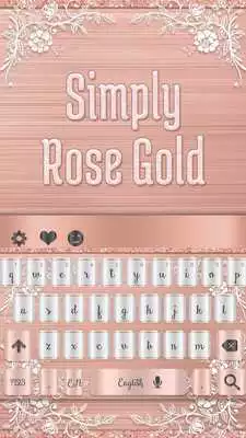 Play Luxury Rose Gold Keyboard Theme Play Luxury Rose Gold Keyboard Theme