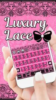 Play Luxury Rose Lace Keyboard Theme