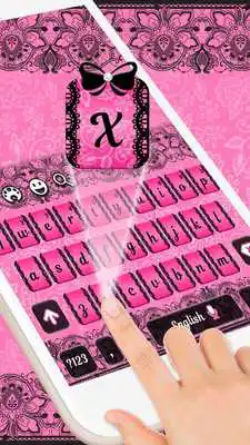 Play Luxury Rose Lace Keyboard Theme