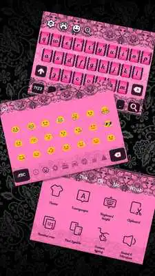 Play Luxury Rose Lace Keyboard Theme