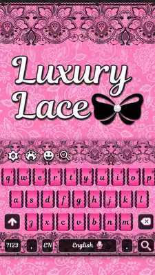 Play Luxury Rose Lace Keyboard Theme