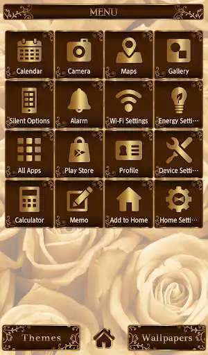 Play APK Luxury Wallpaper Gold Rose Theme  and enjoy Luxury Wallpaper Gold Rose Theme with UptoPlay jp.co.a_tm.android.plus_gold_rose