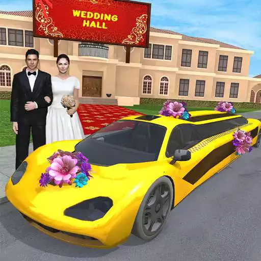 Play Luxury Wedding Limousine Taxi: 3D Car Driving 2021 APK