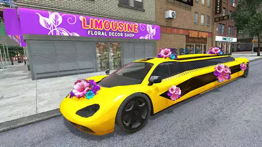 Play Luxury Wedding Limousine Taxi: 3D Car Driving 2021 as an online game Luxury Wedding Limousine Taxi: 3D Car Driving 2021 with UptoPlay